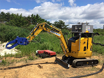 建設ロボット実験機