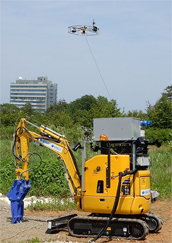 有線給電ドローン