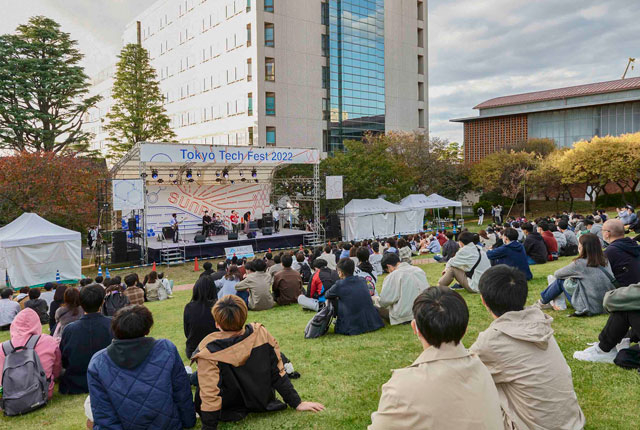 Outdoor stage