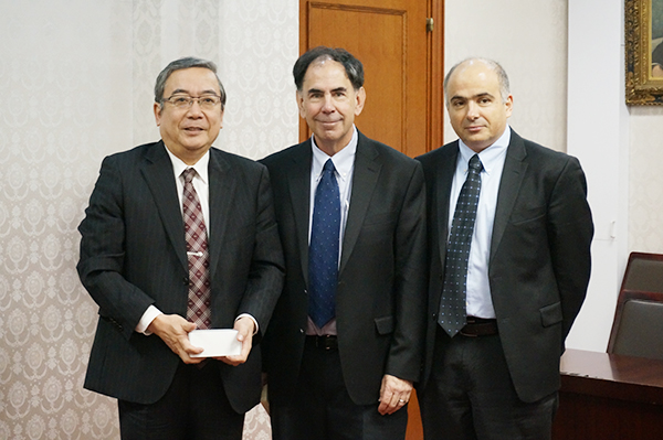 President Mishima, President Crawley and Vice President Myagkov