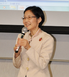 Professor Sadoshima at the lecture