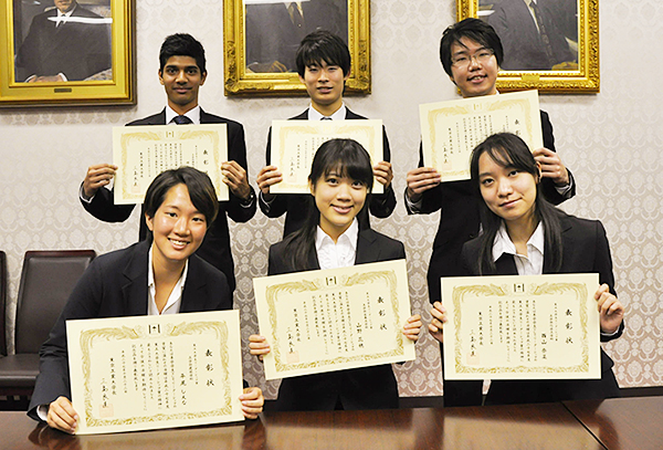 2015 Tokyo Tech Award for Student Leadership recipients