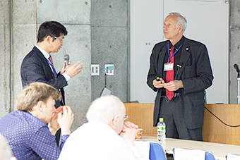 Professor Manabu Ihara (left) and Professor Peter Lindblad (right)