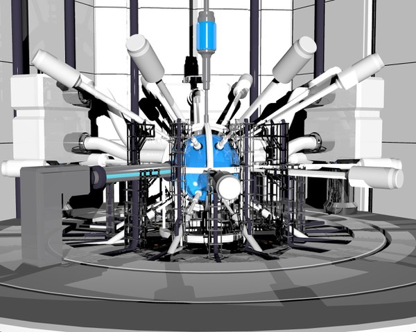 Figure 1 Conceptual Design of the Commercial Laser Fusion Reactor 