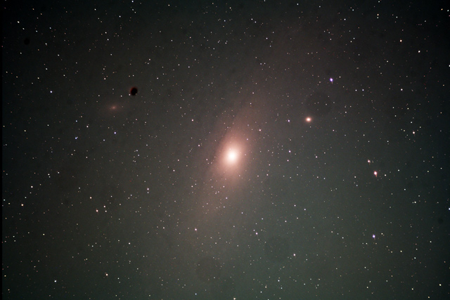 Andromeda Galaxy captured using EAA method on day of observation