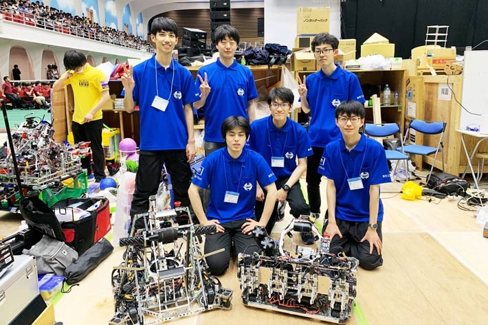 Tokyo Tech representatives at 2024 NHK Student Robot Contest