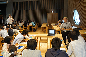 Discussion with Tokyo Tech High School students