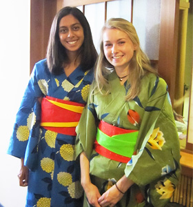 Tea ceremony and kimono experience