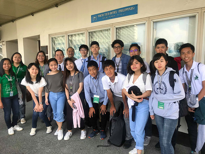 Students from Japan visiting Tokyo Tech Philippines Office
