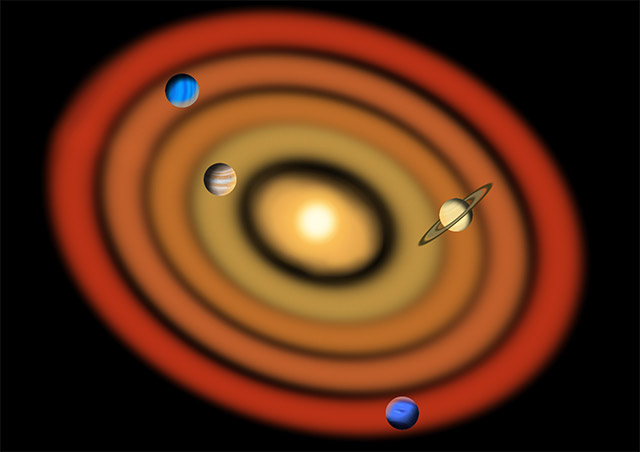 Giant planet formation in the solar system