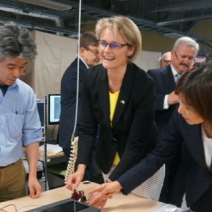 German Federal Minister of Education and Research Karliczek briefed on Tokyo Tech