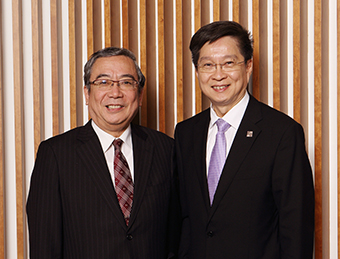 President Mishima and SUTD Provost Chong