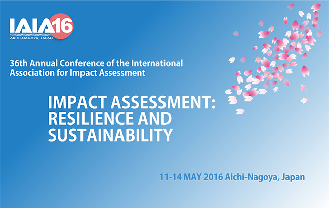 国際影響評価学会第36回大会のロゴ