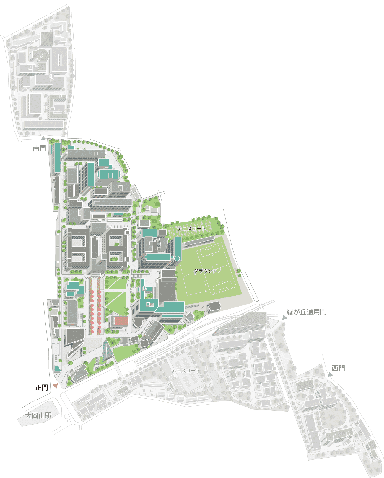 大岡山キャンパスマップ