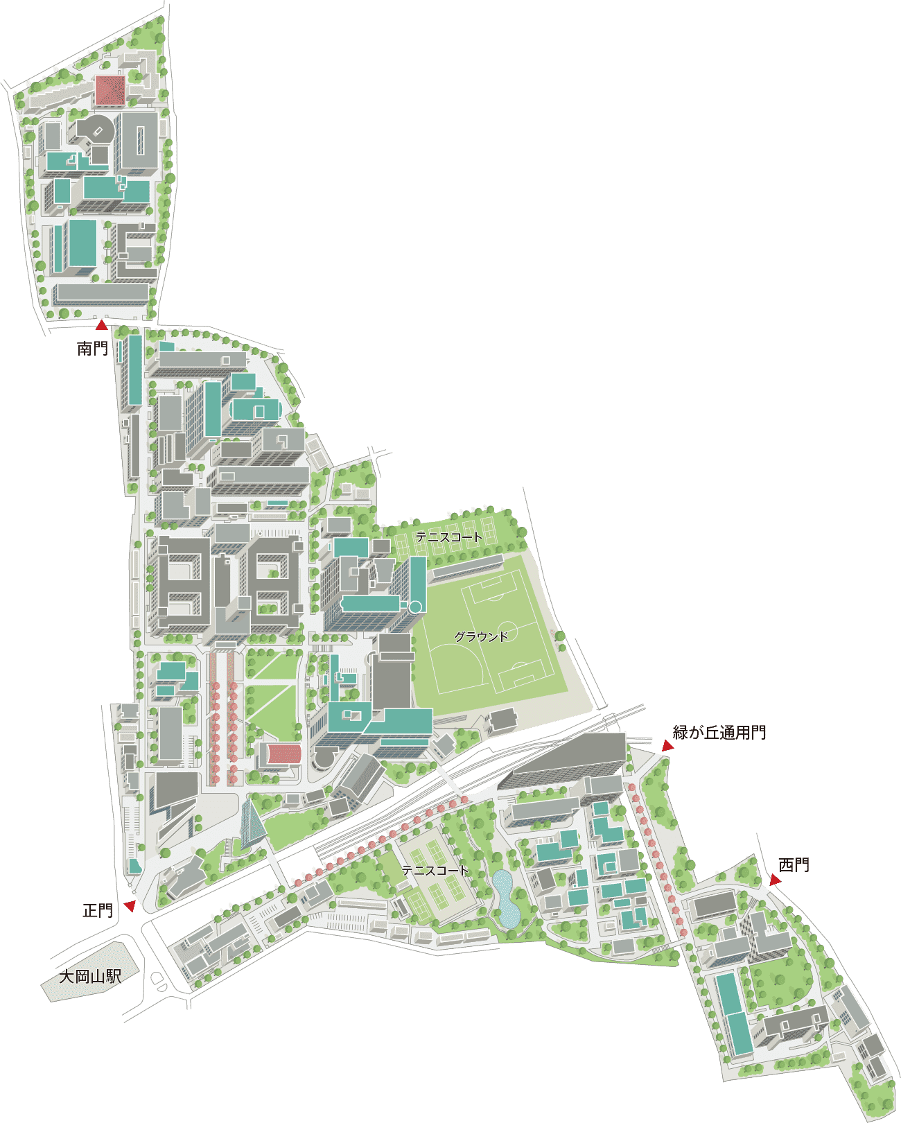大岡山キャンパスマップ