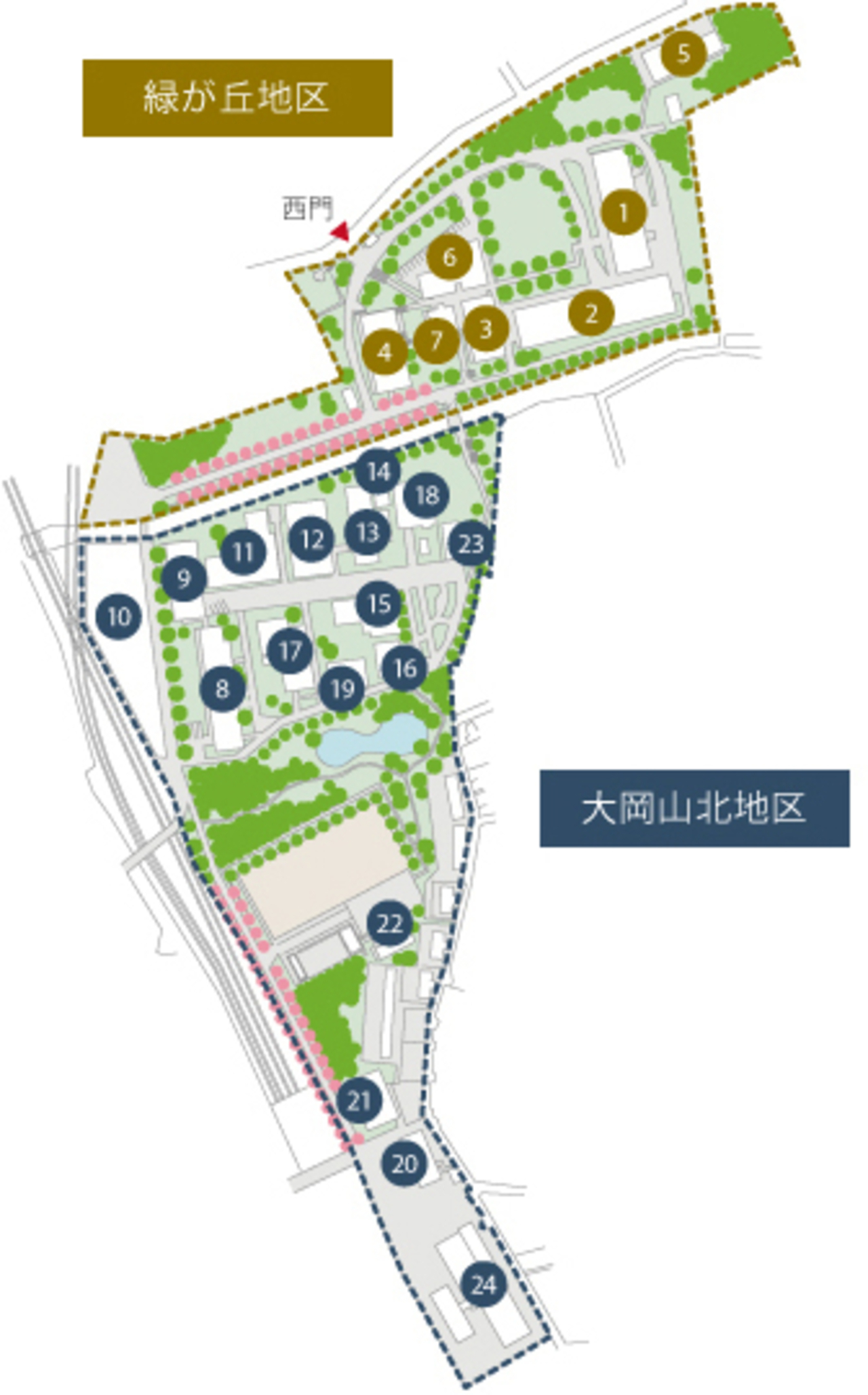 緑が丘 大岡山北地区 大岡山キャンパスマップ アクセス 東京工業大学