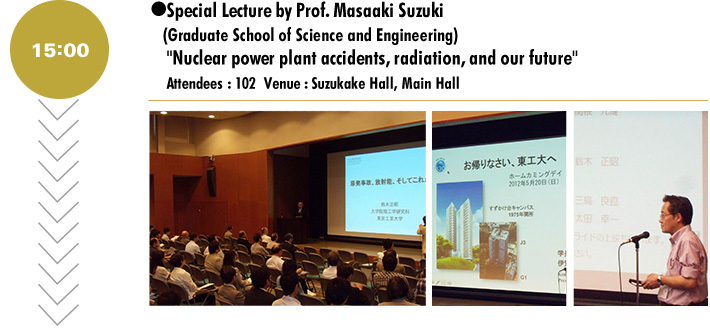 Special Lecture by Prof. Masaaki Suzuki