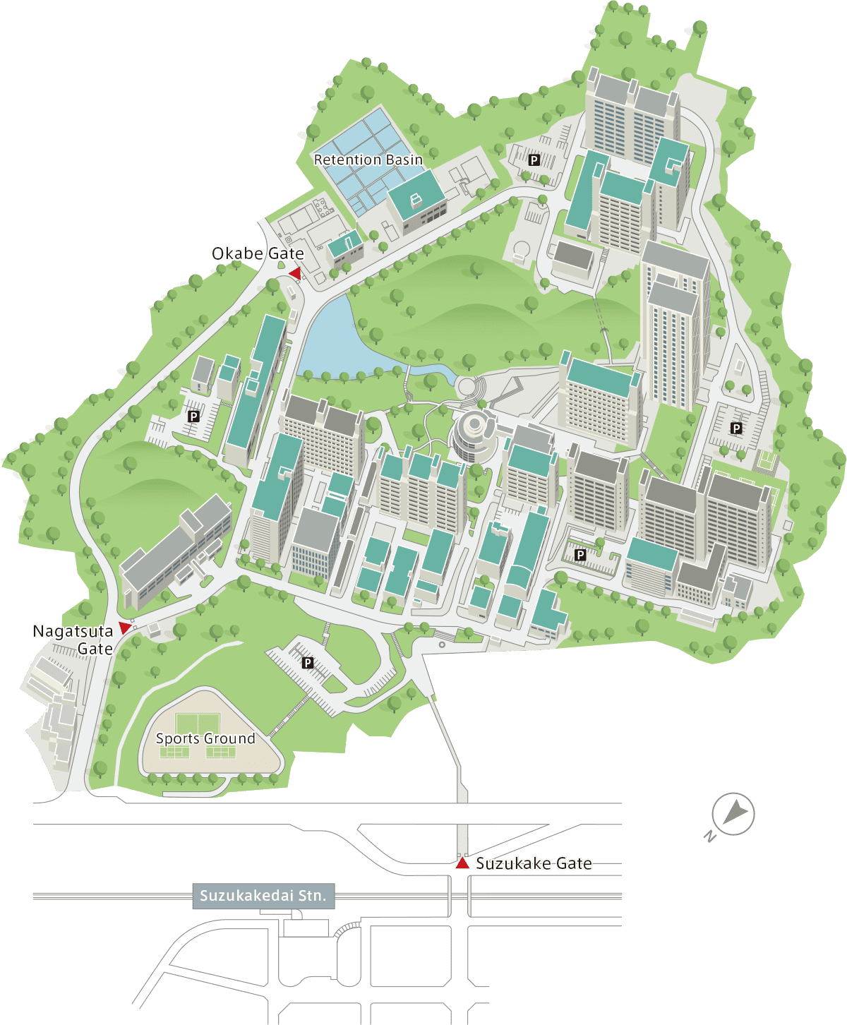 Tamachi Campus Map