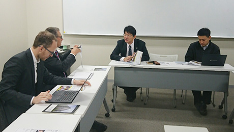 Meeting with School of Materials and Chemical Technology Prof. Ihara