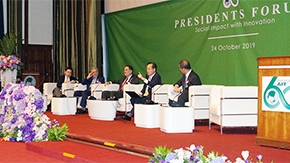 President Masu attends 60th anniversary celebration of AIT and Presidents Forum