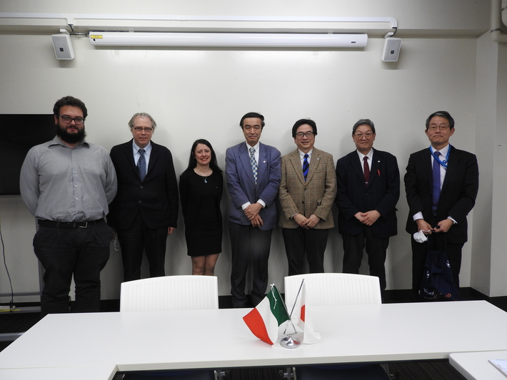 The Japan Hub Kyoto of Politecnico di Torino delegation visits Tokyo Tech