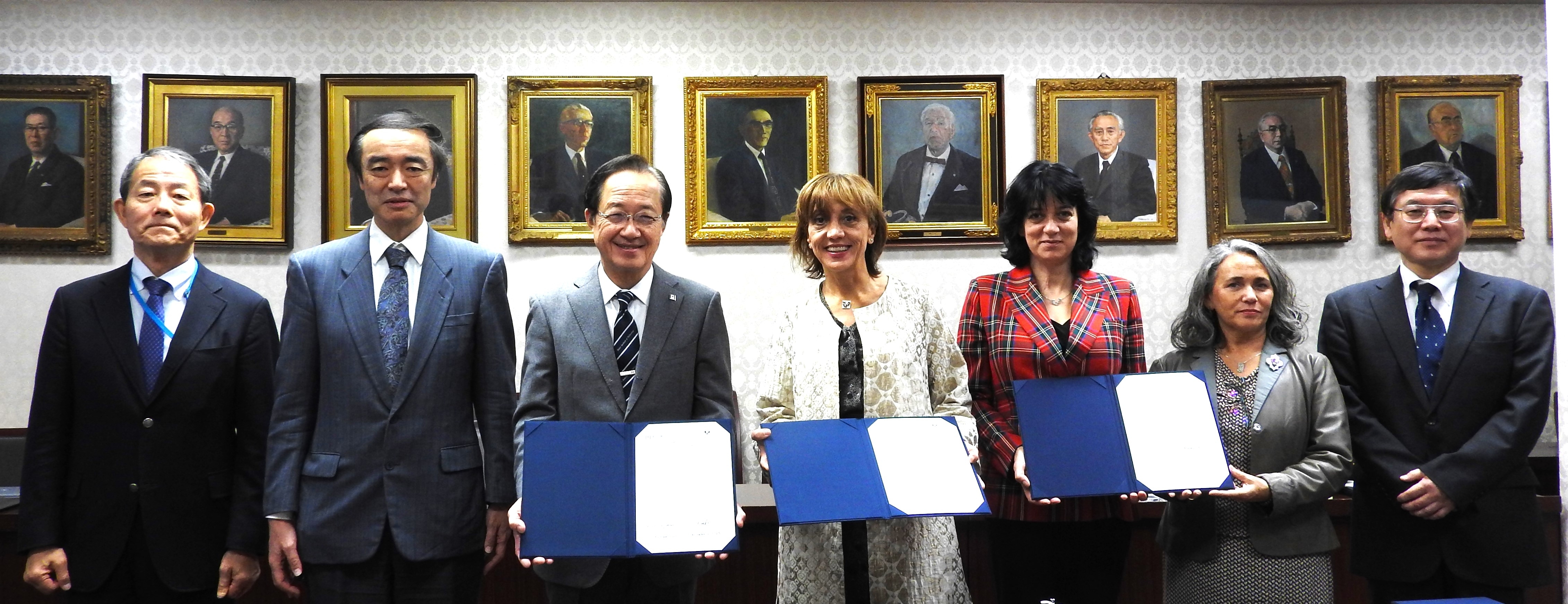 Rector Eva Ferreira of University of the Basque Country visits Tokyo Tech