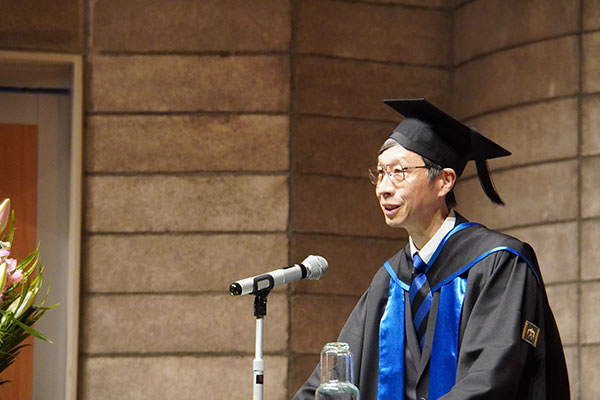 Dean of the School of Engineering Tomohiko Uyematsu