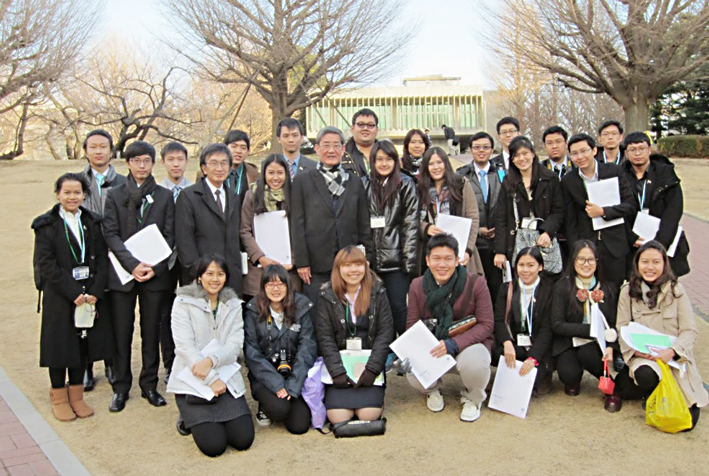 Students of TAIST Tokyo Tech visited Tokyo Tech on the 