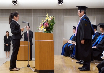 Address of the Representative of New Graduate Students