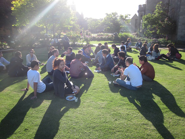 Australian BBQ banquet in the sun