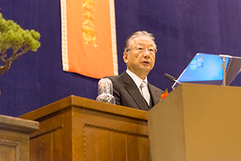 President Taki of the Tokyo Tech Alumni Association