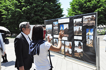 President Mishima and Ms. Maharjan