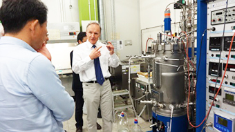 Professor Jochen Bühs at his laboratory