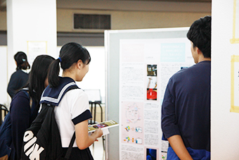 Exhibits at the Communication Lounge