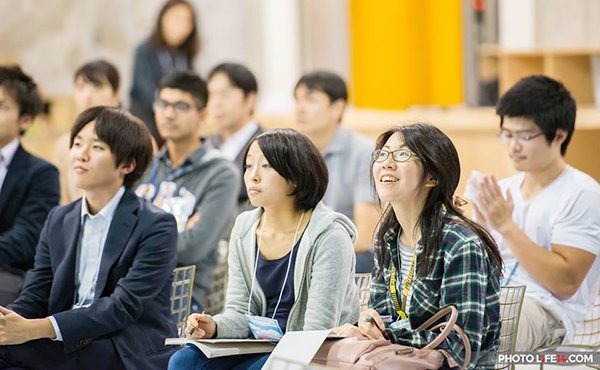 Eager participants waiting for the event to kick off