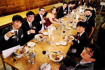 Dinner at the University of Oxford