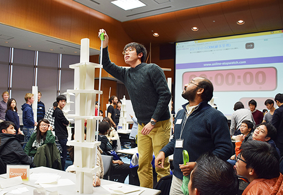 Icebreaker: Building paper towers