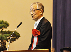 Mr. Ishida, president of the Tokyo Tech Alumni Association