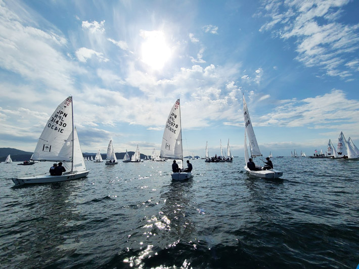 Tokyo Tech's three boats on Day One