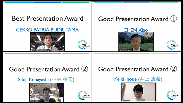 Presentation award winners