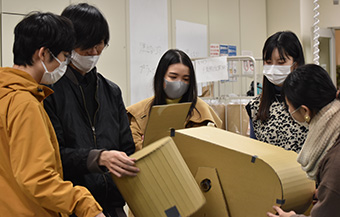 Creating prototype using cardboard