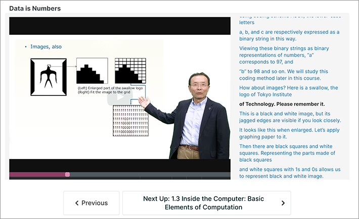 EVP Watanabe lecturing