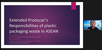 Kubota explaining good practices in ASEAN countries