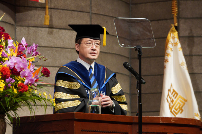 President Masu's congratulatory address