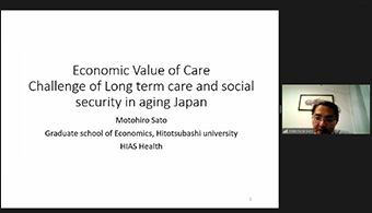 Sato's lecture on long-term care and social security in Japan