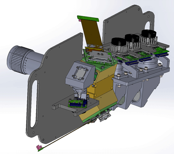 High-speed RGB+IR projector