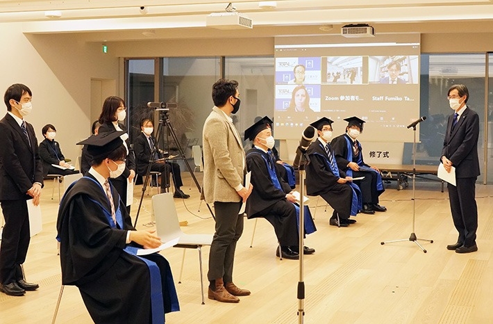 In-person participants at ceremony