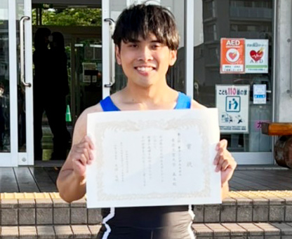 Morinaga after 3rd-place single scull finish