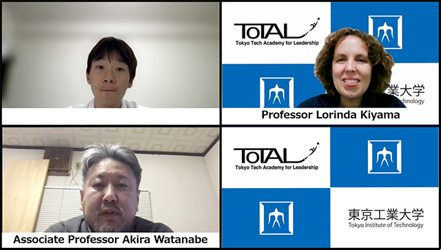 New ToTAL student and academy's faculty members participating in ceremony via Zoom