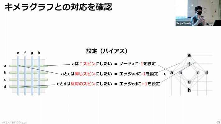 Explanation of Chimera graph use and setting bias